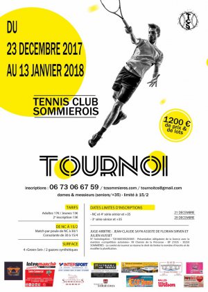 Tournoi du tennis Club Sommiérois