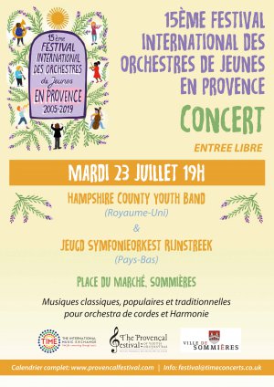 Concerts dans le cadre du 15éme Festival International des Orchestres de Jeunes en Provence