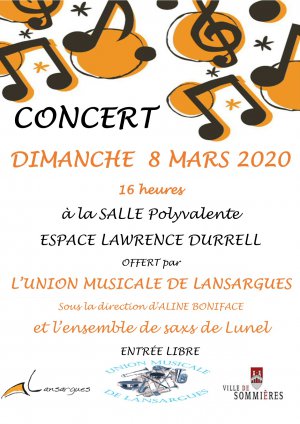 Concert de l'Union Musicale de Lansargues