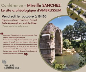 Confrence "Le site archologique d'Ambrussum"