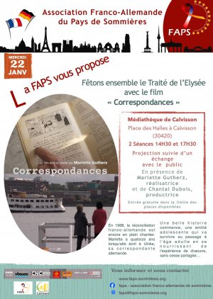 FAPS - Diffusion du film "Correspondances"