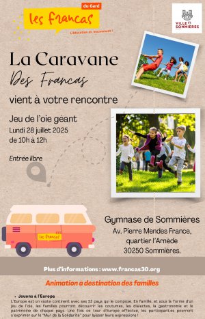 La caravane des Francas fait escale  Sommires