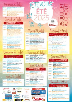 Fte votive du 25 juillet au 3 aot 2025