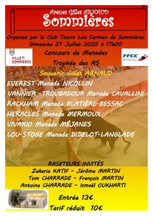 Course de taureaux - Trophe des As
