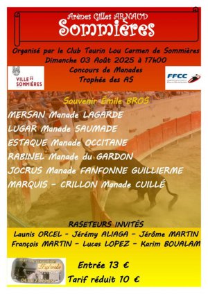 Course de taureaux - Trophée des As Course de taureaux - Trophée des As