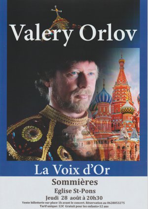 CONCERT "VALERY ORLOV" les plus beau chants slaves" CONCERT "VALERY ORLOV" les plus beau chants slaves"
