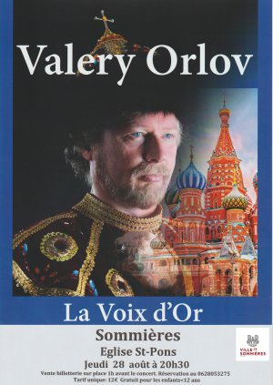 CONCERT "VALERY ORLOV" les plus beau chants slaves" CONCERT "VALERY ORLOV" les plus beau chants slaves"