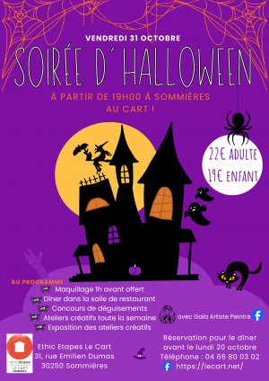 Soirée HALLOWEEN au CART Soirée HALLOWEEN au CART