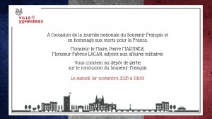 Crmonie du souvenir Franais