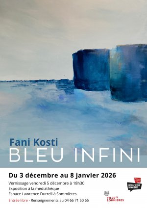 Bleu infini de lartiste gardoise Fani Kosti
