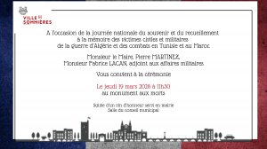 C�r�monie du 19 mars