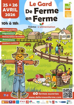 Le Gard de ferme en ferme
