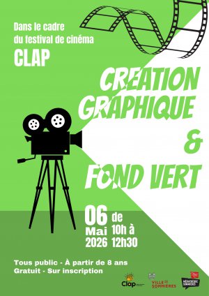 Cr�ation graphique et fond vert