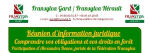 R�union d'information propos�e par le syndicat forestier du Gard