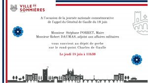 Comm�moration de l'appel du G�n�ral De gaulle