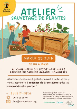 Atelier sauvetage de plantes