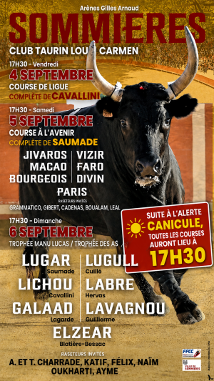 Course de taureaux - Troph�e Avenir