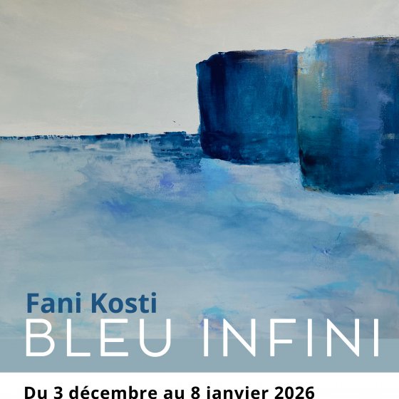 Bleu infini de lartiste gardoise Fani Kosti
