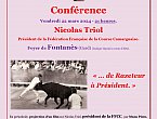 Conférence de L'AFICION - Nicolas TRIOL