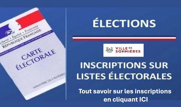 Inscriptions sur liste �lectorales