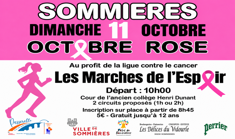 Octobre rose les marches de l'espoir