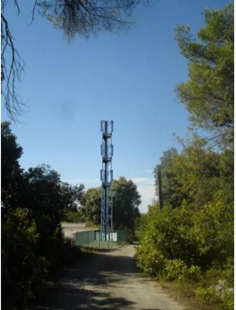Photomontage de l'antenne relais Photomontage de l'antenne relais
