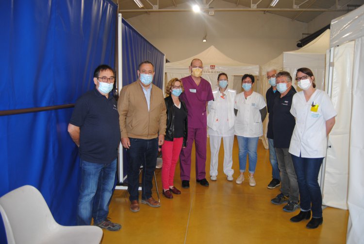 Ouverture du centre de vaccination Covid Ouverture du centre de vaccination Covid