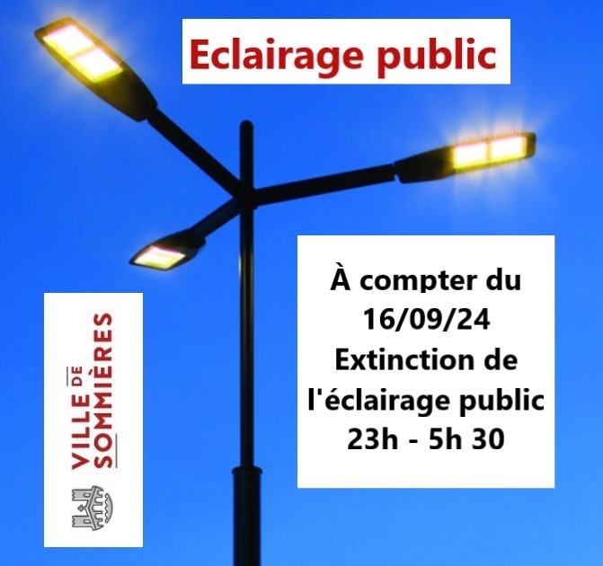 ECLAIRAGE PUBLIC RETOUR  LEXTINCTION NOCTURNE