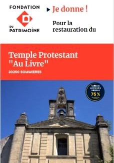 Temple de Sommires - Appel aux dons