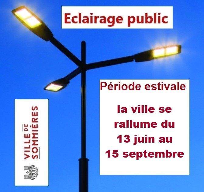 Eclairage public, la ville se rallume du 13 juin au 15 septembre Eclairage public, la ville se rallume du 13 juin au 15 septembre