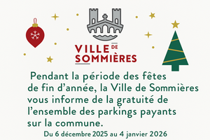 GRATUIT DES PARKINGS DU 6 DCEMBRE AU 4 JANVIER