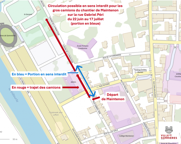 INFORMATION CIRCULATION CHANTIER MAINTENON