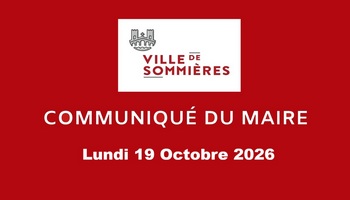 COMMUNIQU� � LATTENTION DES SOMMI�ROISES ET DES SOMMI�ROIS