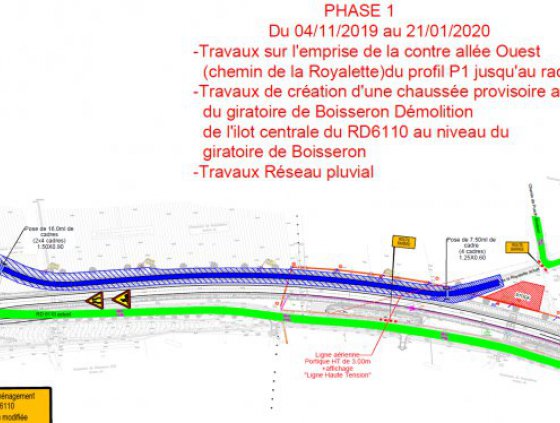 Aménagement RD6110 Aménagement RD6110