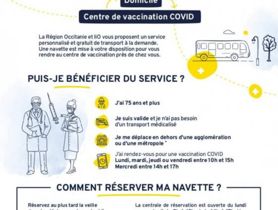 MISE EN PLACE D'UN TRANSPORT POUR ALLER SE FAIRE VACCINER MISE EN PLACE D'UN TRANSPORT POUR ALLER SE FAIRE VACCINER