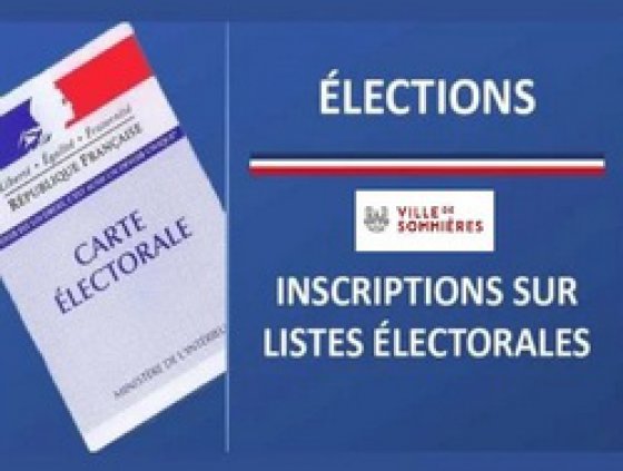 Municipales 2026 - Inscriptions sur les listes �lectorales
