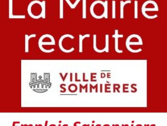 Emplois saisonniers - La ville recrute
