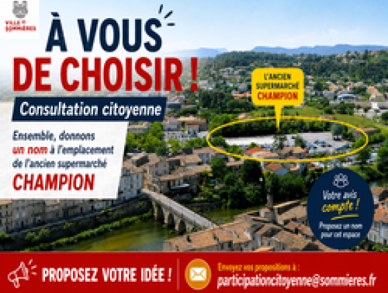 Donnez un nom � lespace de stationnement de Sommi�res ! (ancien CHAMPION)