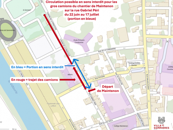 INFORMATION CIRCULATION CHANTIER MAINTENON