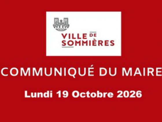 COMMUNIQU� � LATTENTION DES SOMMI�ROISES ET DES SOMMI�ROIS