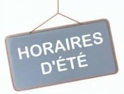 Horaires d'été Horaires d'été