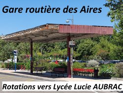 Transport des Sommiérois au Lycée Lucie AUBRAC - Horaires des rotations du bus de la ville