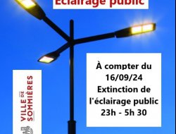 ECLAIRAGE PUBLIC RETOUR  LEXTINCTION NOCTURNE