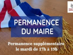 PERMANENCE SUPPLMENTAIRE DU MAIRE