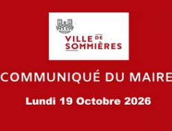 COMMUNIQU� � LATTENTION DES SOMMI�ROISES ET DES SOMMI�ROIS
