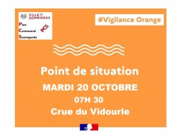 VIGILANCE ORANGE - POINT DE SITUATION