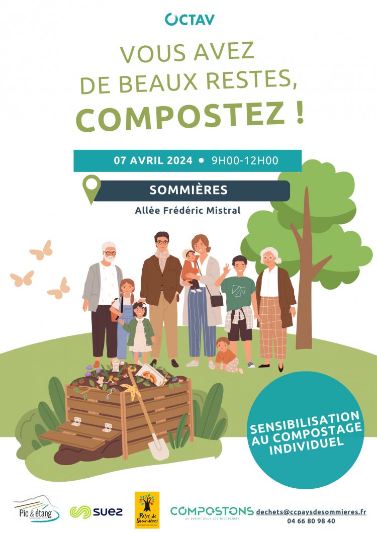 Vacances de printemps 2024 - Stages, manifestations ou activits proposs : 1712327667.7.avril.sensibilisation.compostage.sommieres.jpg