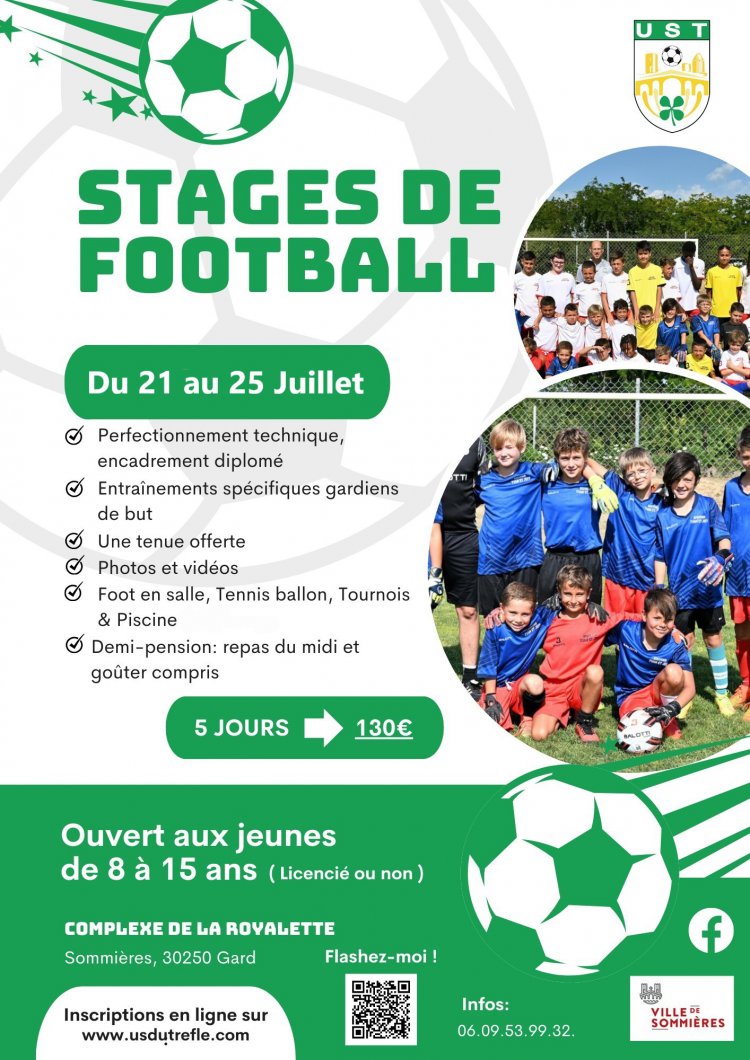 Animations, stages, activits vacances d't 2025 Stages de football - plus d'infos sur www.usdutrefle.com : 1747996187.stage.foot.ete.2025.jpg