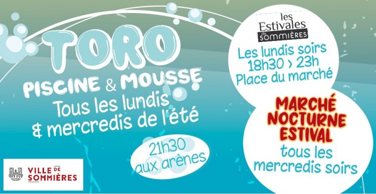Le programme de la fte votive du 25 juillet au 3 aot 2025 Les animations de l\'t : 1752243082.toros.mousse.estivales.marche.nocturne.jpg