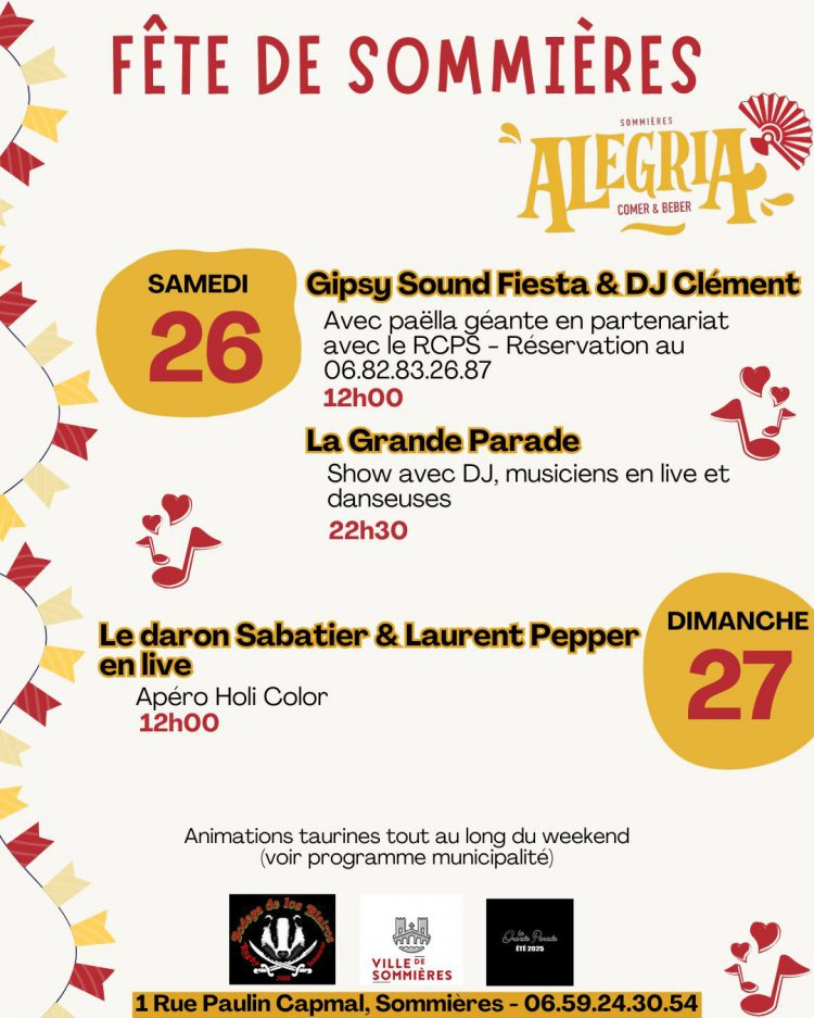 Le programme de la fte votive du 25 juillet au 3 aot 2025 Programme de l'Alegria 26 & 27 juillet : 1753090266.26.et.27.juillet.jpg